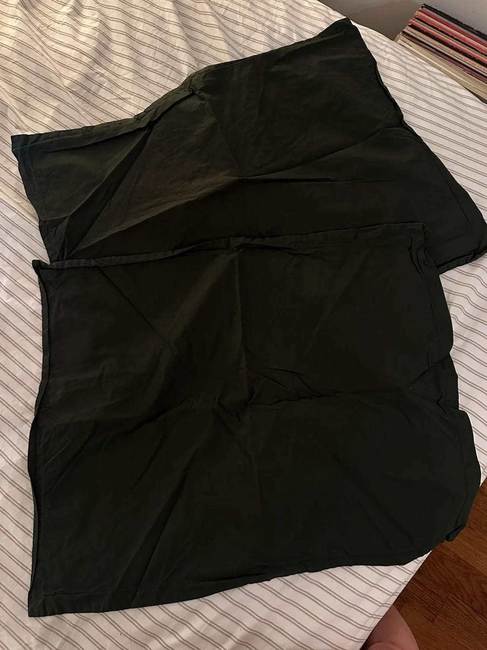 Parachute Brushed Cotton Sham Set Evergreen - Standard Dark Green Pillowcase